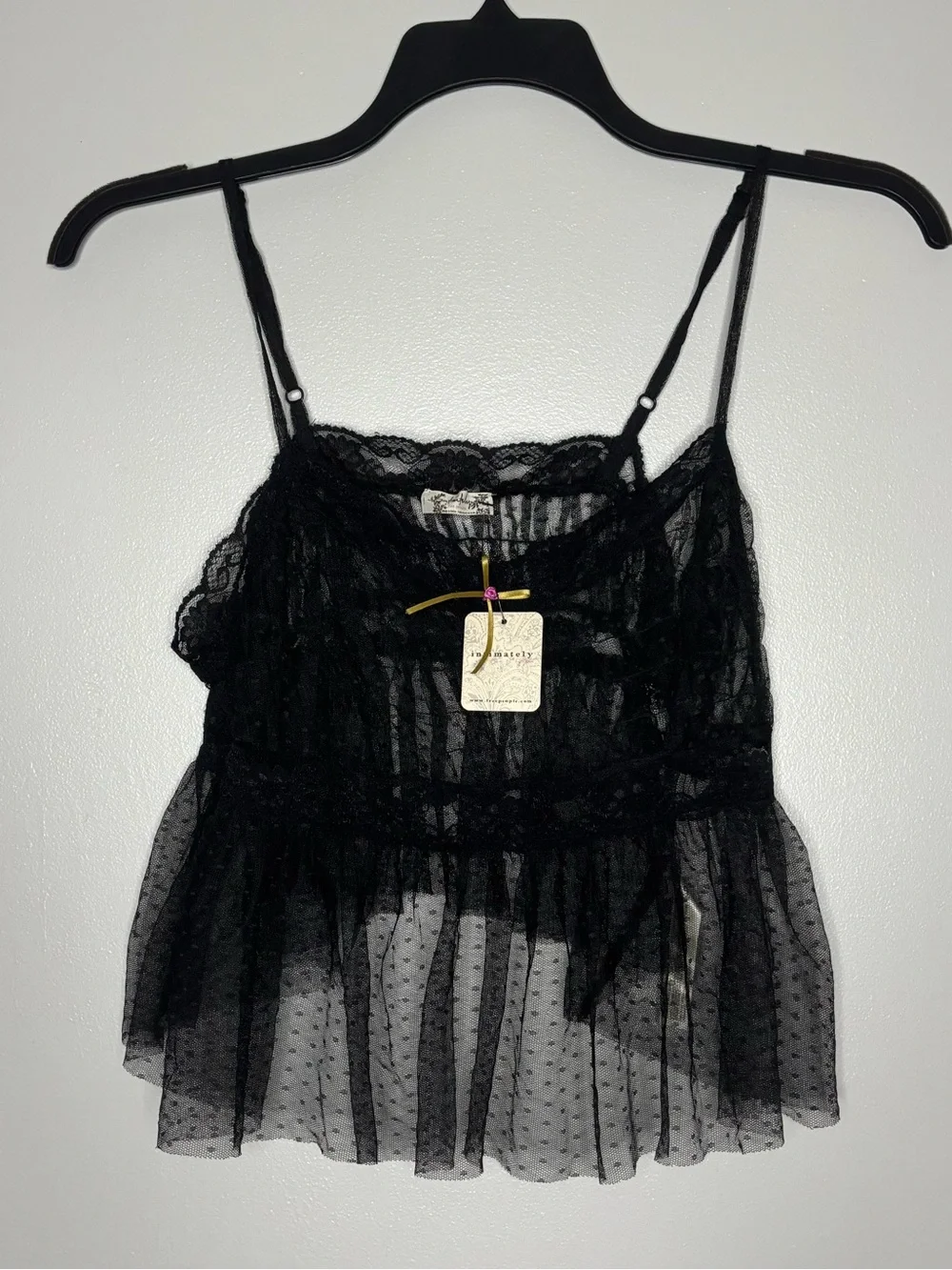 NWT Free People In The Stars Mesh Cami. Medium